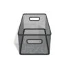 TRU RED™ Wire Mesh Storage Box, Matte Black (TR57548) -Fellowe Desk Shop s1191713 s7