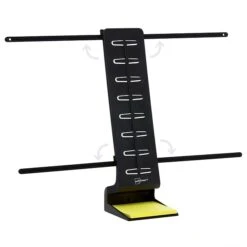 NoteTower Desktop Pro Plastic Document Stand With Teeth & Guide Bar, Black (NTR300-1)