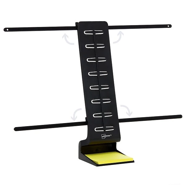 NoteTower Desktop Pro Plastic Document Stand With Teeth & Guide Bar, Black (NTR300-1) 3 NoteTower Desktop Pro Plastic Document Stand With Teeth & Guide Bar, Black (NTR300-1)