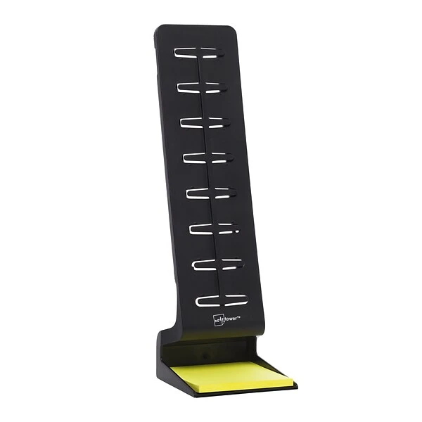 NoteTower Desktop Pro Plastic Document Stand With Teeth & Guide Bar, Black (NTR300-1) 4 NoteTower Desktop Pro Plastic Document Stand With Teeth & Guide Bar, Black (NTR300-1) - Image 2