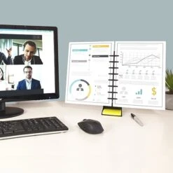 NoteTower Desktop Pro Plastic Document Stand With Teeth & Guide Bar, Black (NTR300-1) 10 NoteTower Desktop Pro Plastic Document Stand With Teeth & Guide Bar, Black (NTR300-1) -Fellowe Desk Shop sp117673902 s7