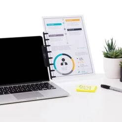 NoteTower Monitor Plastic Document Holder Mount With Teeth, Black (NTR200-1) 10 NoteTower Monitor Plastic Document Holder Mount With Teeth, Black (NTR200-1) -Fellowe Desk Shop sp117673907 s7