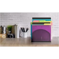 AdirOffice 5-Compartment Steel Mesh File Organizer, Black (634-01-BLK) 9 AdirOffice 5-Compartment Steel Mesh File Organizer, Black (634-01-BLK) -Fellowe Desk Shop sp126585959 s7