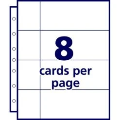 Avery Business Card Pages, 40-Card Capacity, Clear (76025) -Fellowe Desk Shop sp129214140 s7