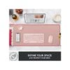 Logitech Studio Series Polyester Desk Mat, 27.5" X 11.8", Dark Rose (956-000048) 1 Logitech Studio Series Polyester Desk Mat, 27.5" X 11.8", Dark Rose (956-000048) -Fellowe Desk Shop sp143680839 s7