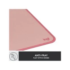 Logitech Studio Series Polyester Desk Mat, 27.5" X 11.8", Dark Rose (956-000048) -Fellowe Desk Shop sp143680841 s7