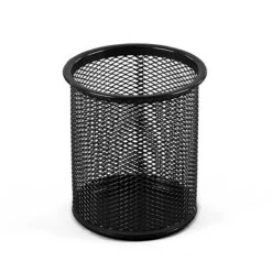 Design Ideas Mesh Pencil Cup, Black (34104)