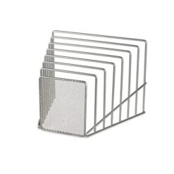 Design Ideas Mesh Step Sorter, Silver (34129)