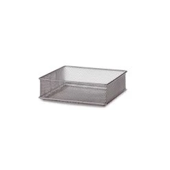 Design Ideas Mesh DrawerStore Organizer, 6" X 6", Silver (120939)