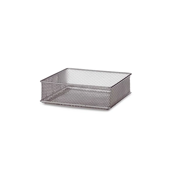 Design Ideas Mesh DrawerStore Organizer, 6" X 6", Silver (120939) 3 Design Ideas Mesh DrawerStore Organizer, 6" X 6", Silver (120939)