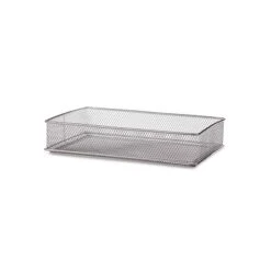 Design Ideas Mesh DrawerStore Organizer, 6" X 9", Silver (120949)
