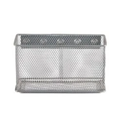 Design Ideas Mesh MagNet Bin, Extra Large, Silver (351339)