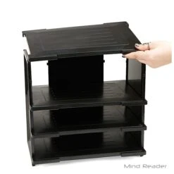 Mind Reader Front Loading Letter Tray, Letter Size, Black Plastic (FLEXT4-BLK) 10 Mind Reader Front Loading Letter Tray, Letter Size, Black Plastic (FLEXT4-BLK) -Fellowe Desk Shop sp21764750 s7