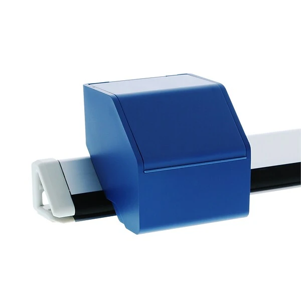 Bostitch Konnect™ Plastic Short Storage Bin, Removable Lid & Dividers, 3.4" W, Blue (KT-CUP-BLUE) 5 Bostitch Konnect™ Plastic Short Storage Bin, Removable Lid & Dividers, 3.4" W, Blue (KT-CUP-BLUE) - Image 3