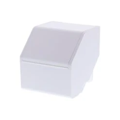 Bostitch Konnect™ Plastic Short Storage Bin, Removable Lid & Dividers, 3.4", White (KT-CUP-WHITE)