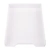 JAM Paper® Stackable Paper Trays, White, Desktop Document, Letter & File Organizer Tray, 2/Pack (344WHA) 2 JAM Paper® Stackable Paper Trays, White, Desktop Document, Letter & File Organizer Tray, 2/Pack (344WHA) -Fellowe Desk Shop sp33565480 s7