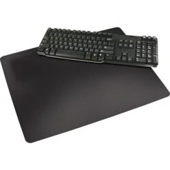 Artistic Rhinolin II Anti-Slip PVC Desk Pad, 17" X 24", Matte Black (LT41-2M)
