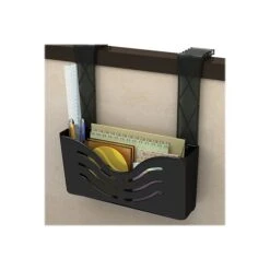 Deflect-O Magnetic 1-Pocket Plastic Letter Size Wall File, Black (73304H) -Fellowe Desk Shop sp42126673 s7