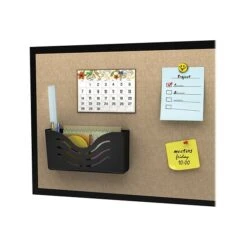 Deflect-O Magnetic 1-Pocket Plastic Letter Size Wall File, Black (73304H) -Fellowe Desk Shop sp42126674 s7