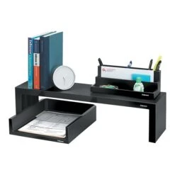 Fellowes Designer Suites Desk Shelf, Black (8038801) -Fellowe Desk Shop sp44336416 s7