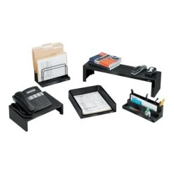 Fellowes Designer Suites Desk Shelf, Black (8038801) -Fellowe Desk Shop sp44336420 s7