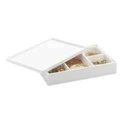 Poppin Plastic Accessory Tray, White (100232) -Fellowe Desk Shop sp44844295 s7