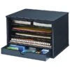 Victor Technology Midnight Collection 5 Compartment Wood File Organizer, Matte Black (4720-5) -Fellowe Desk Shop sp44844386 s7