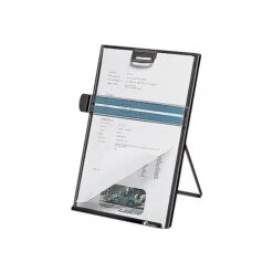 Fellowes Metal Document Stand With Clip & Guide Bar, Black (11053) -Fellowe Desk Shop sp44844562 s7