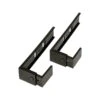 Deflect-O Plastic Partition Brackets, Black, 2/Pair (OPBKT04) -Fellowe Desk Shop sp46039305 s7