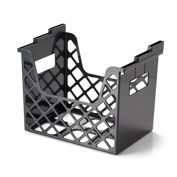 Officemate Recycled Plastic Desktop File Organizer, Black (OIC26162) 3 Officemate Recycled Plastic Desktop File Organizer, Black (OIC26162)