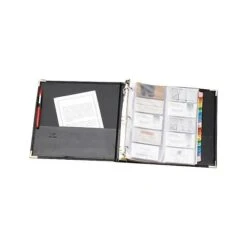 Cardinal Business Collection Business Card Binder, Black, 200 Card Capacity (CRD 65361 C20)