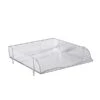 Azar Displays Stackable Letter Tray, Clear, 4/Pack (255010) -Fellowe Desk Shop sp51480238 s7