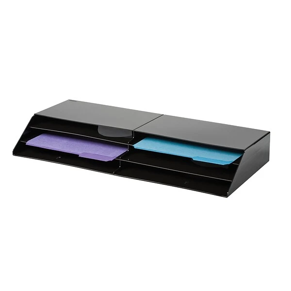 Rubbermaid Optimizers File Organizer, Black Plastic (96060ROS) 6 Rubbermaid Optimizers File Organizer, Black Plastic (96060ROS) - Image 4