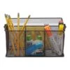 Mind Reader Network Collection 4-Compartment Steel Storage Basket Organizer, Brown (MESHBASKET-BRN) -Fellowe Desk Shop sp75947848 s7