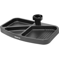 Mount-It! Plastic Under Desk Organizer, Black (MI-7292) -Fellowe Desk Shop sp76230712 s7