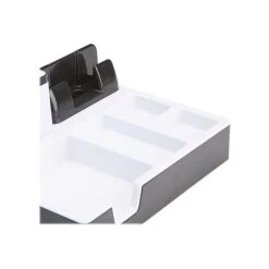 Mind Reader Foundation Collection 8-Compartment Plastic Accessory Holder, Black/White (USBORG-BLK) -Fellowe Desk Shop sp76326409 s7