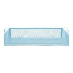 Mind Reader Stackable Front Loading Letter Tray, Turquoise, Metal (DSTACK2-TUR)
