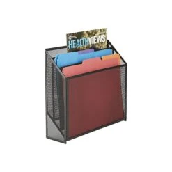 Mind Reader Network Collection 3-Compartment Wire Mesh File Organizer, Black (LETDIV-BLK) -Fellowe Desk Shop sp76616514 s7