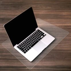 Floortex Desktex® Anti-Slip Plastic Desk Pad, 71" X 35", Clear (FPDE3571RA) -Fellowe Desk Shop sp89939873 s7