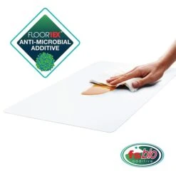 Floortex® Hometex® Vinyl Place Mats, 19" X 24", Clear,2/Pk (FPHMTM4861EV2)